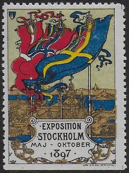 Classic Stockholm poster stamp